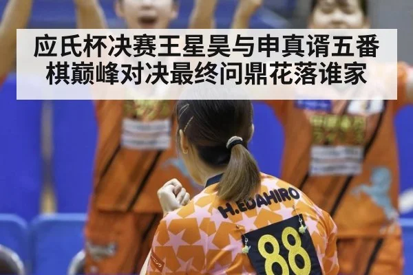 应氏杯决赛王星昊与申真谞五番棋巅峰对决最终问鼎花落谁家